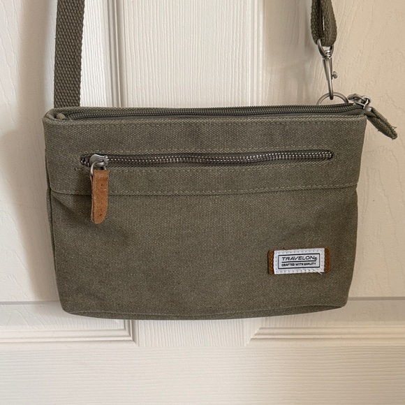 Travelon Olive Crossbody Bag - Picture 7 of 9